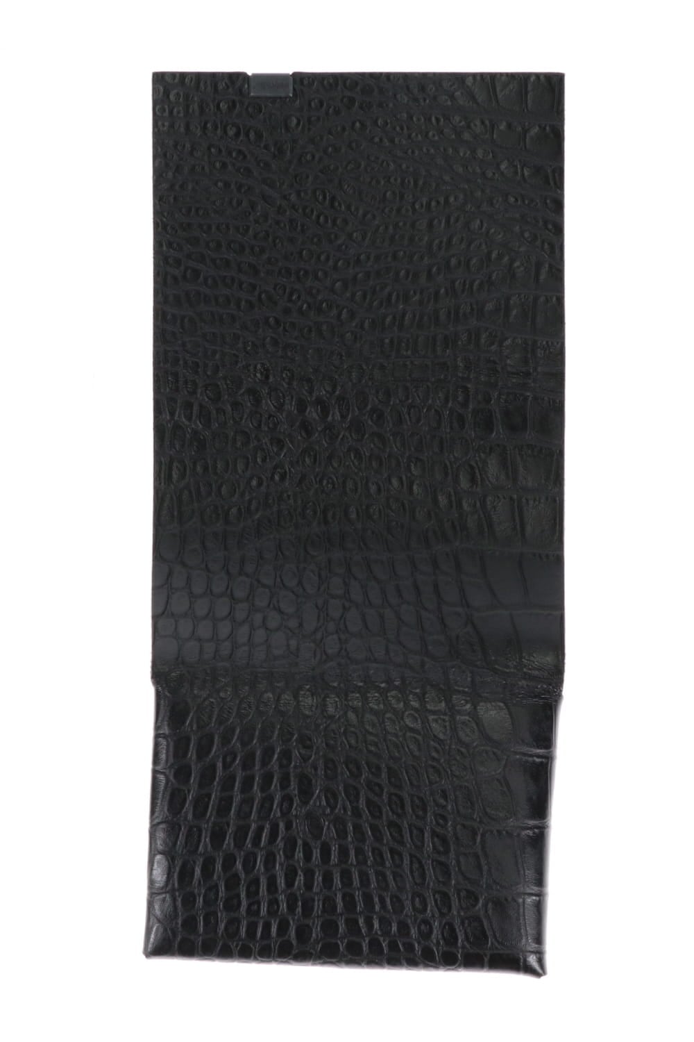 Shosa - No,No,Yes! Short Wallet 1.0 Embossing Croco Black