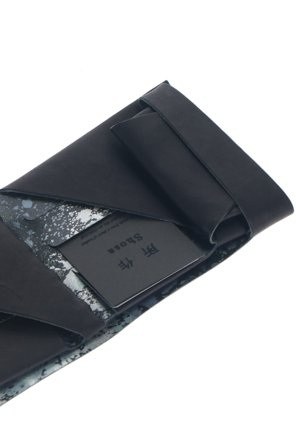 Shosa - No,No,Yes! Short Wallet 2.0 Black × Floralsilver SP