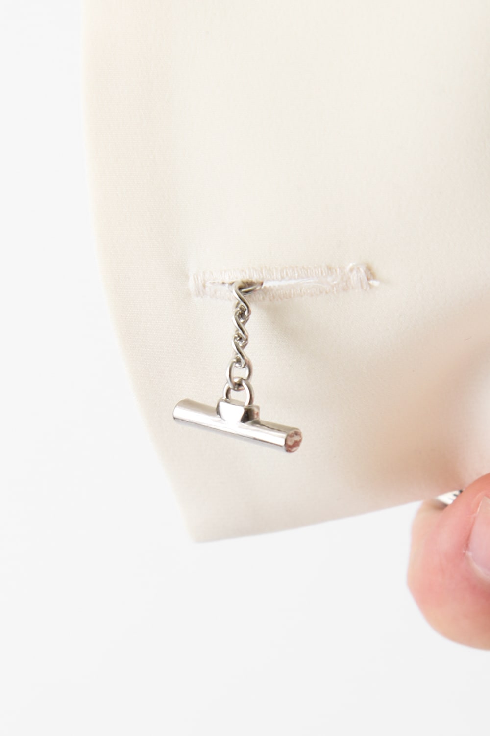 LAMBERT CREPE DE CHINE BOW COLLAR SHIRT