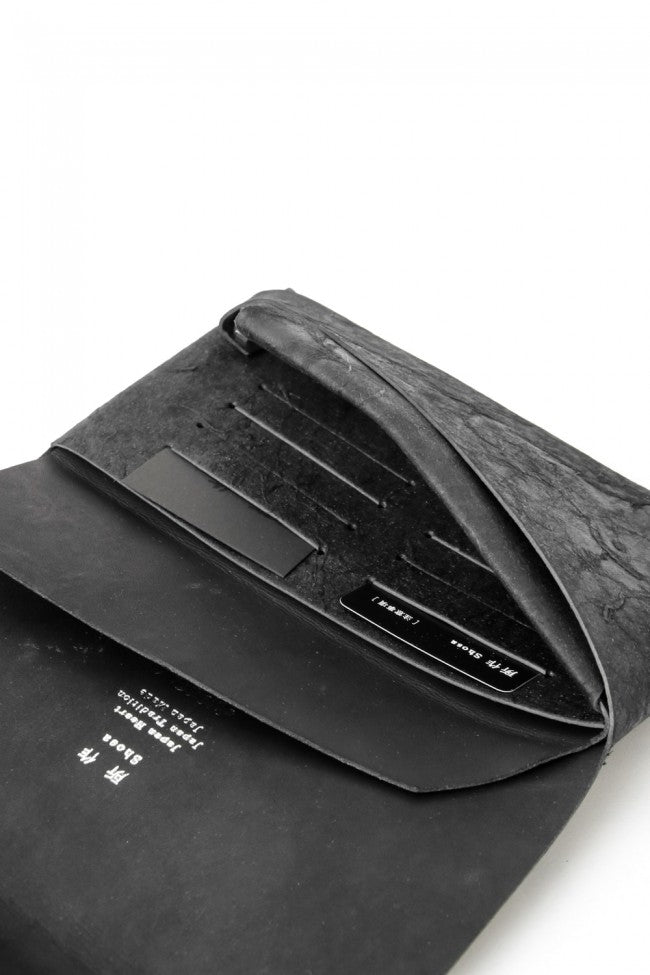 所作 Shosa - No,No,Yes! LIMITED  Long Wallet (WASHI) BLACK