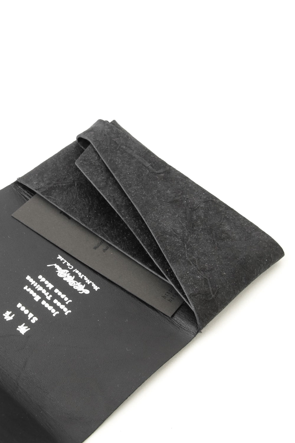 No,No,Yes!  -shosa- LIMITED Card Case (WASHI) BLACK
