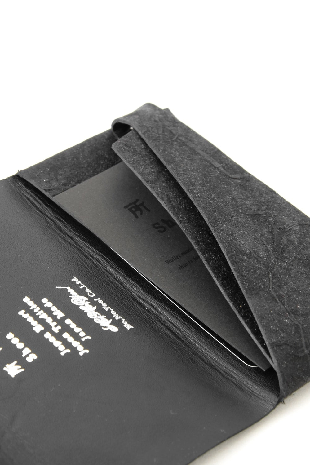 No,No,Yes!  -shosa- LIMITED Card Case (WASHI) BLACK