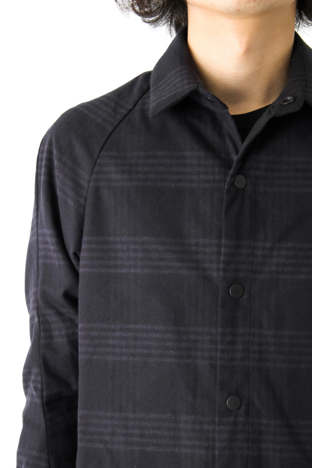 Fascinate Limited Long Shirt Silk Check