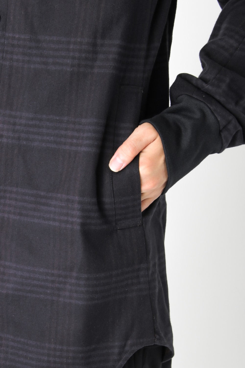 Fascinate Limited Long Shirt Silk Check