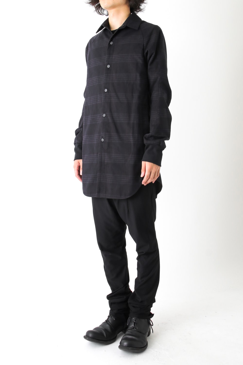 Fascinate Limited Long Shirt Silk Check