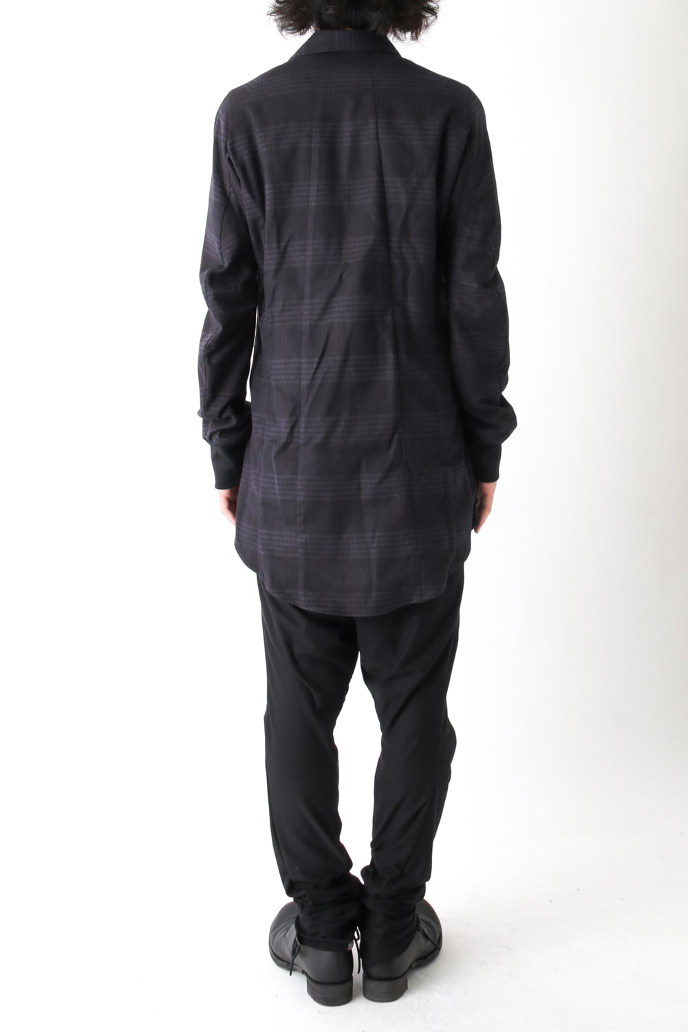 Fascinate Limited Long Shirt Silk Check