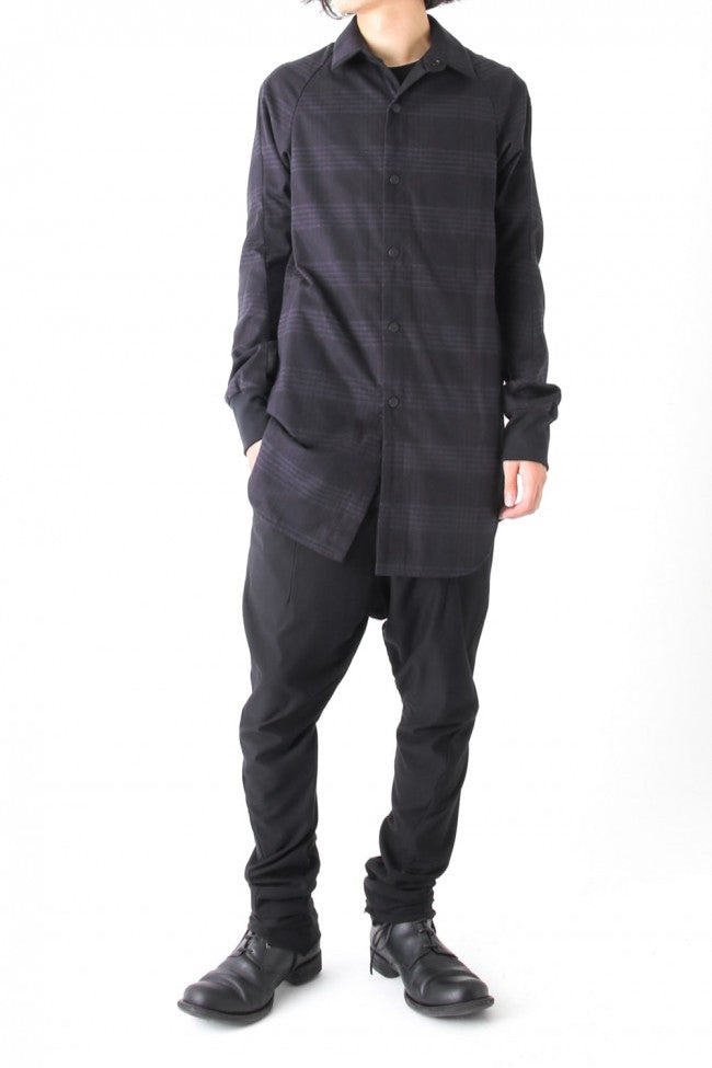 Fascinate Limited Long Shirt Silk Check
