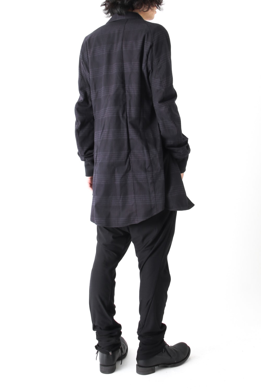 Fascinate Limited Long Shirt Silk Check