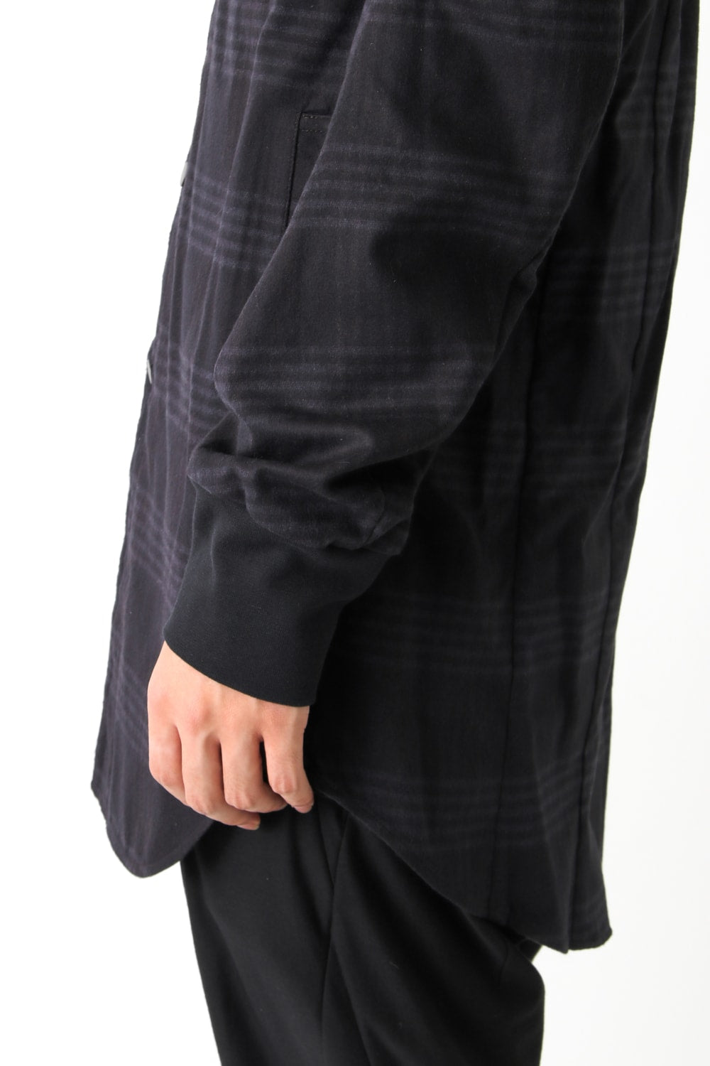 Fascinate Limited Long Shirt Silk Check