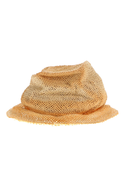 Paper Straw Hat Iron White