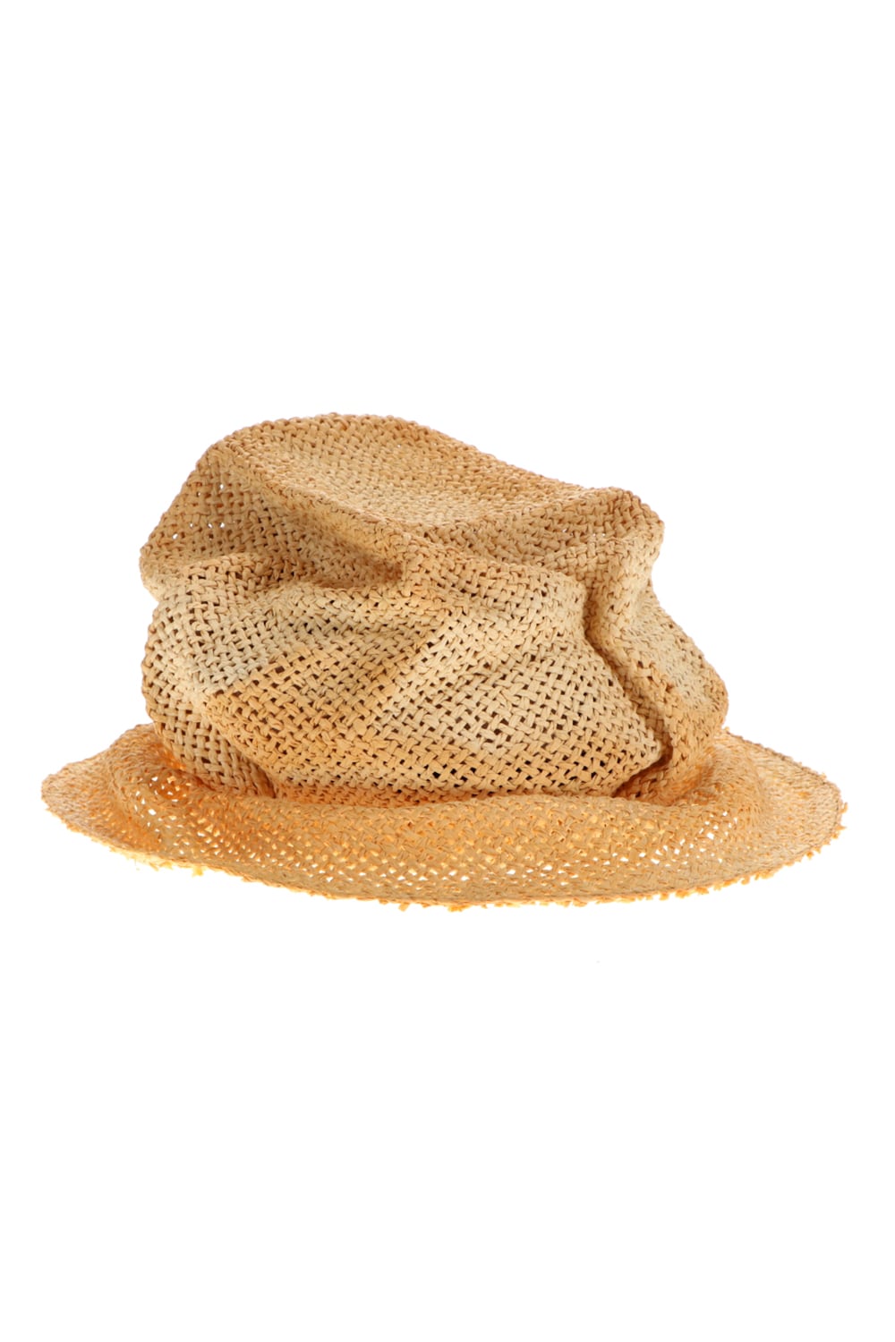 Paper Straw Hat Iron White