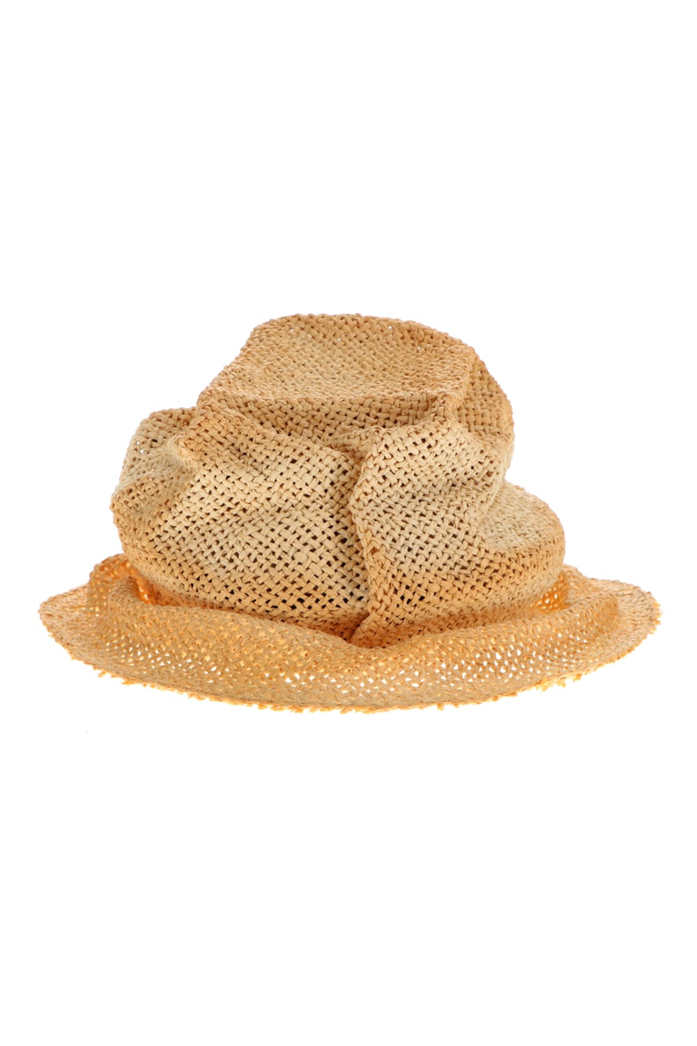 Paper Straw Hat Iron White