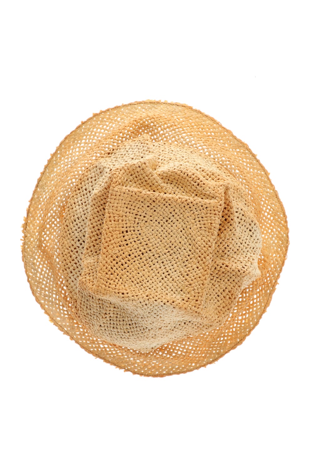 Paper Straw Hat Iron White