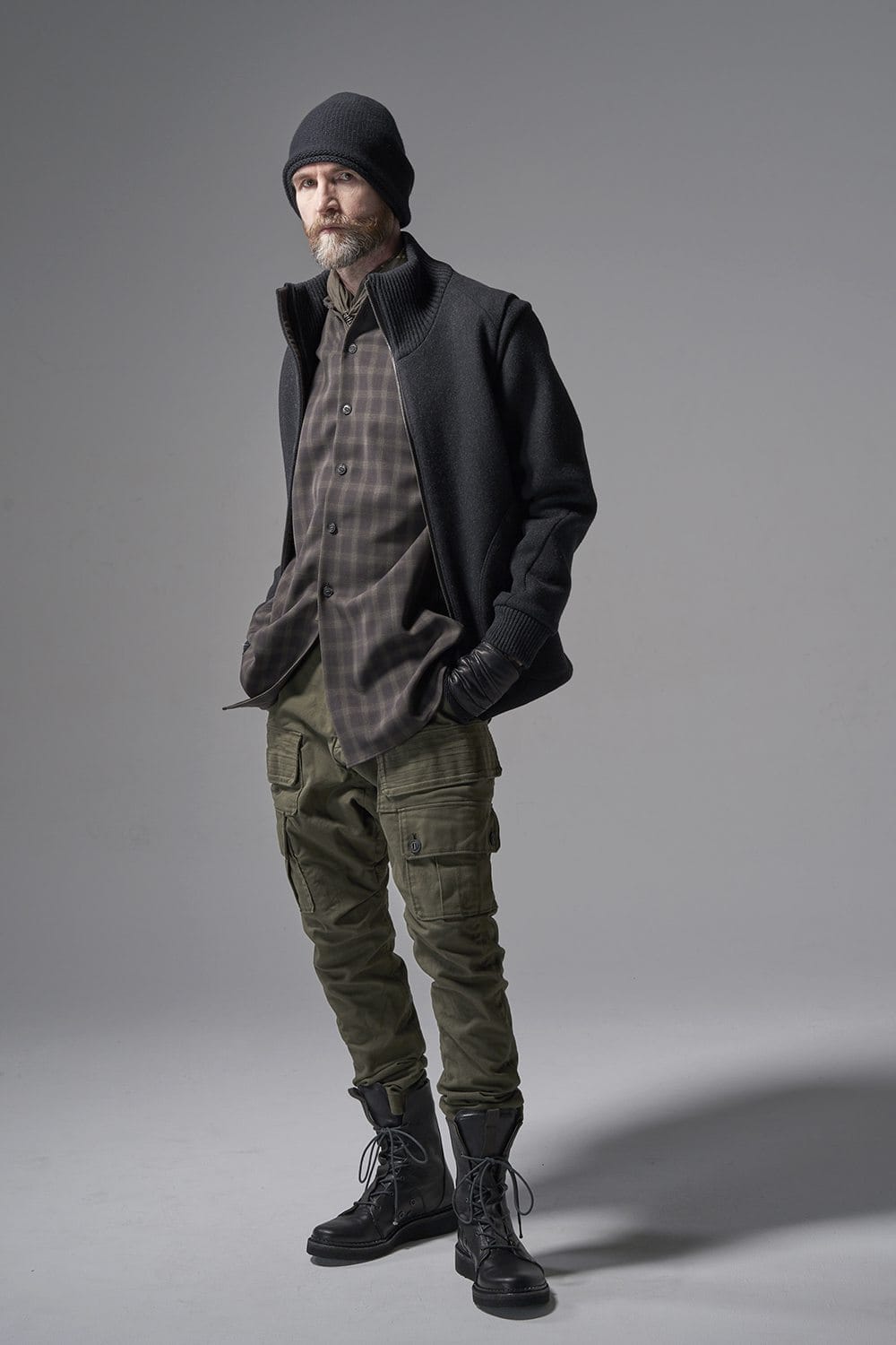 Shirt Wool / Polyester Check