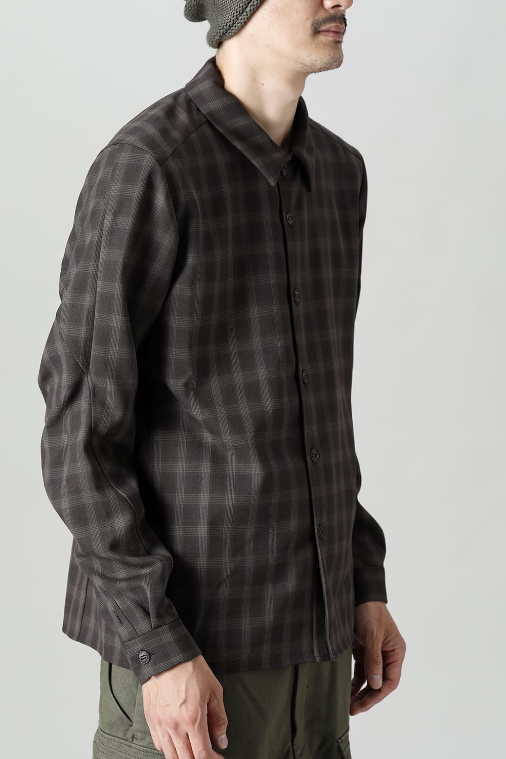 Regular shirt Wool / Polyester Check