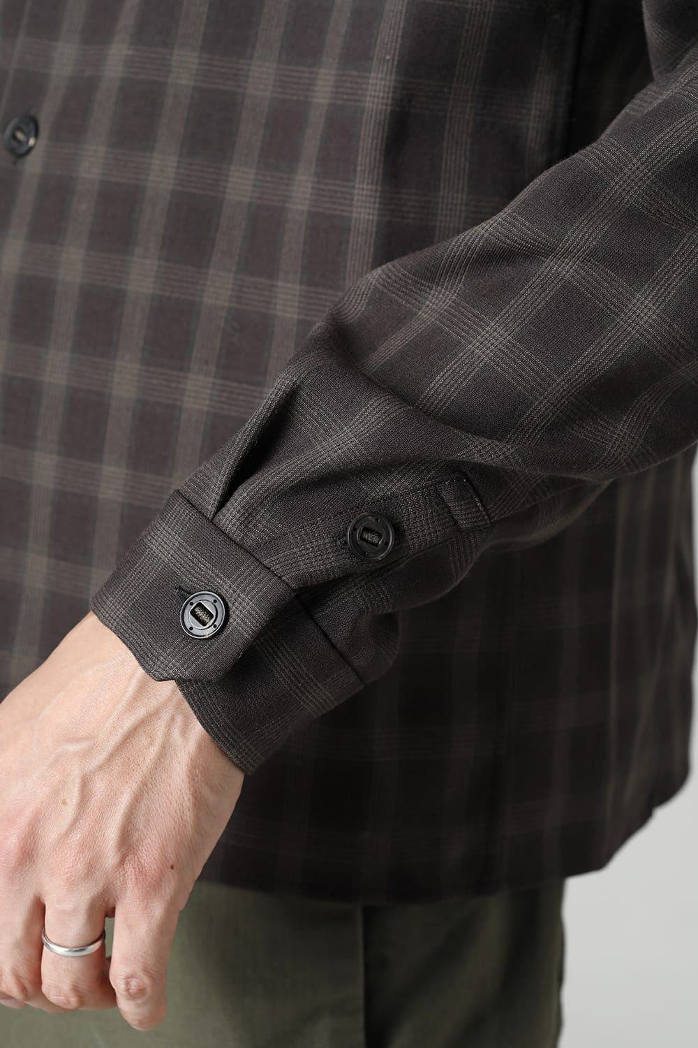 Regular shirt Wool / Polyester Check