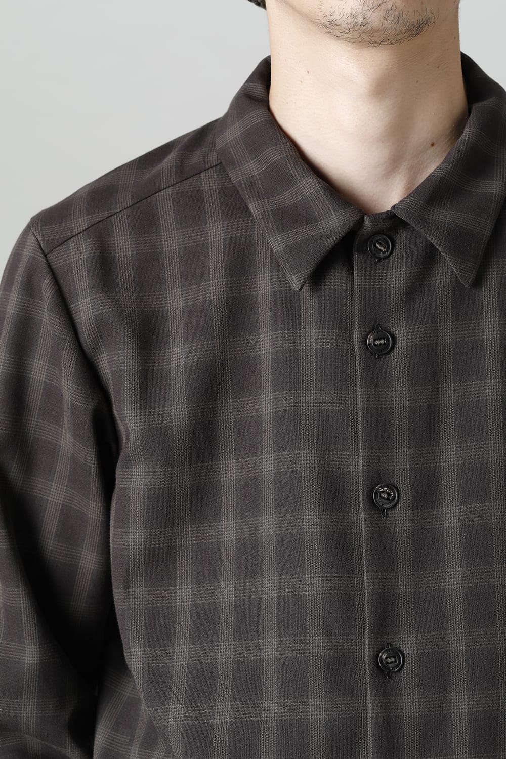 Regular shirt Wool / Polyester Check