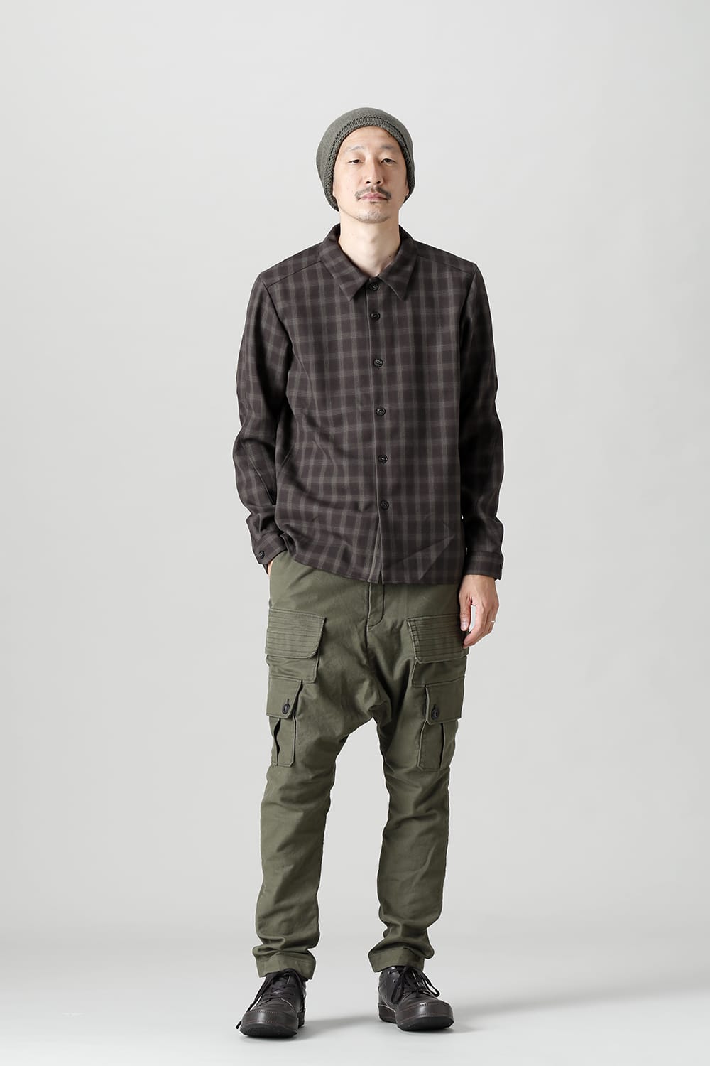 Regular shirt Wool / Polyester Check