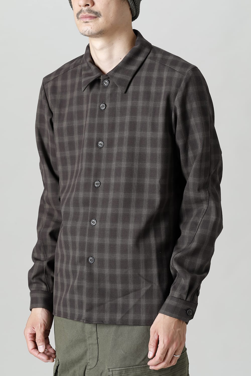 Regular shirt Wool / Polyester Check