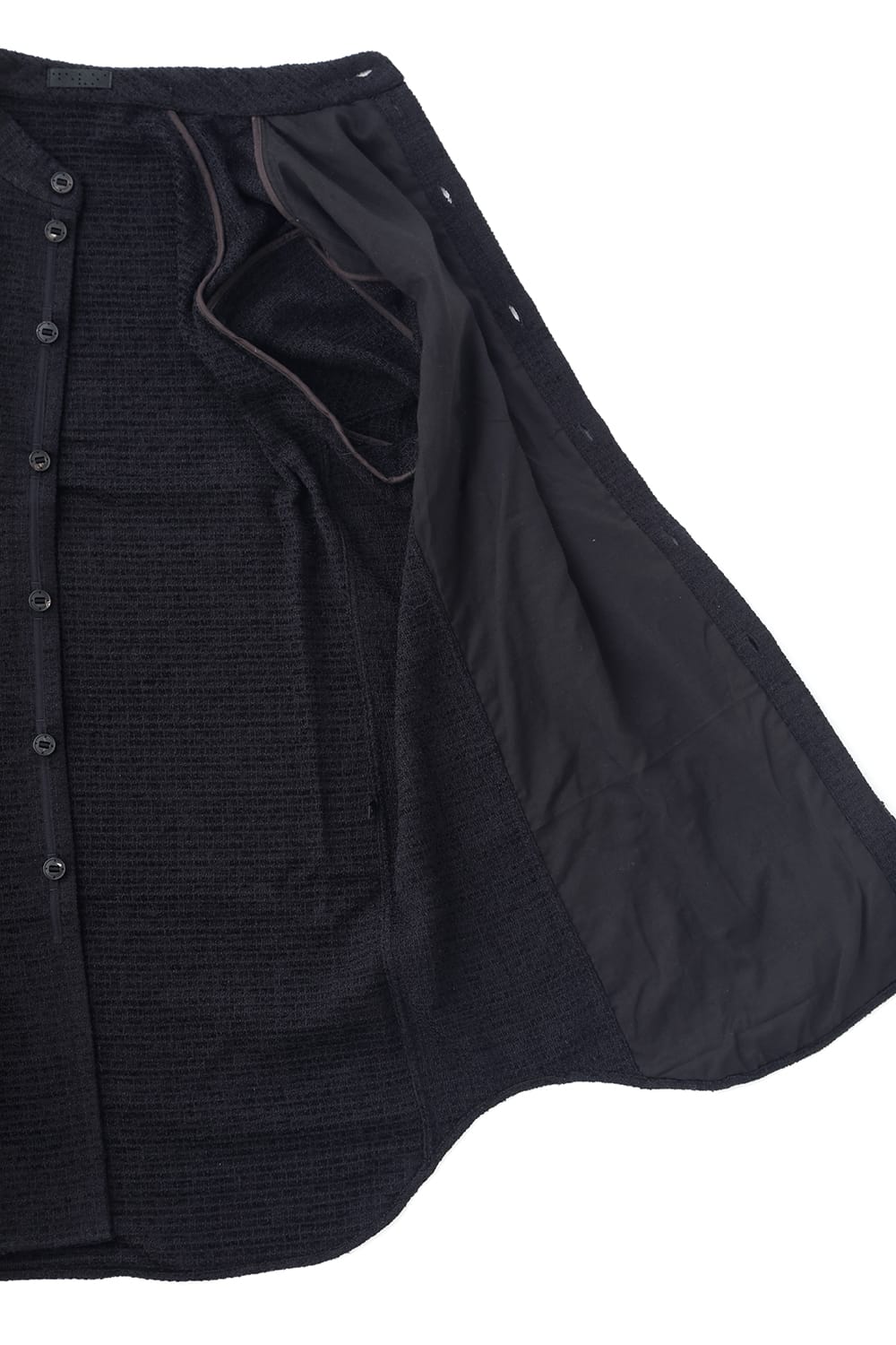 Long shirt Silk tweed