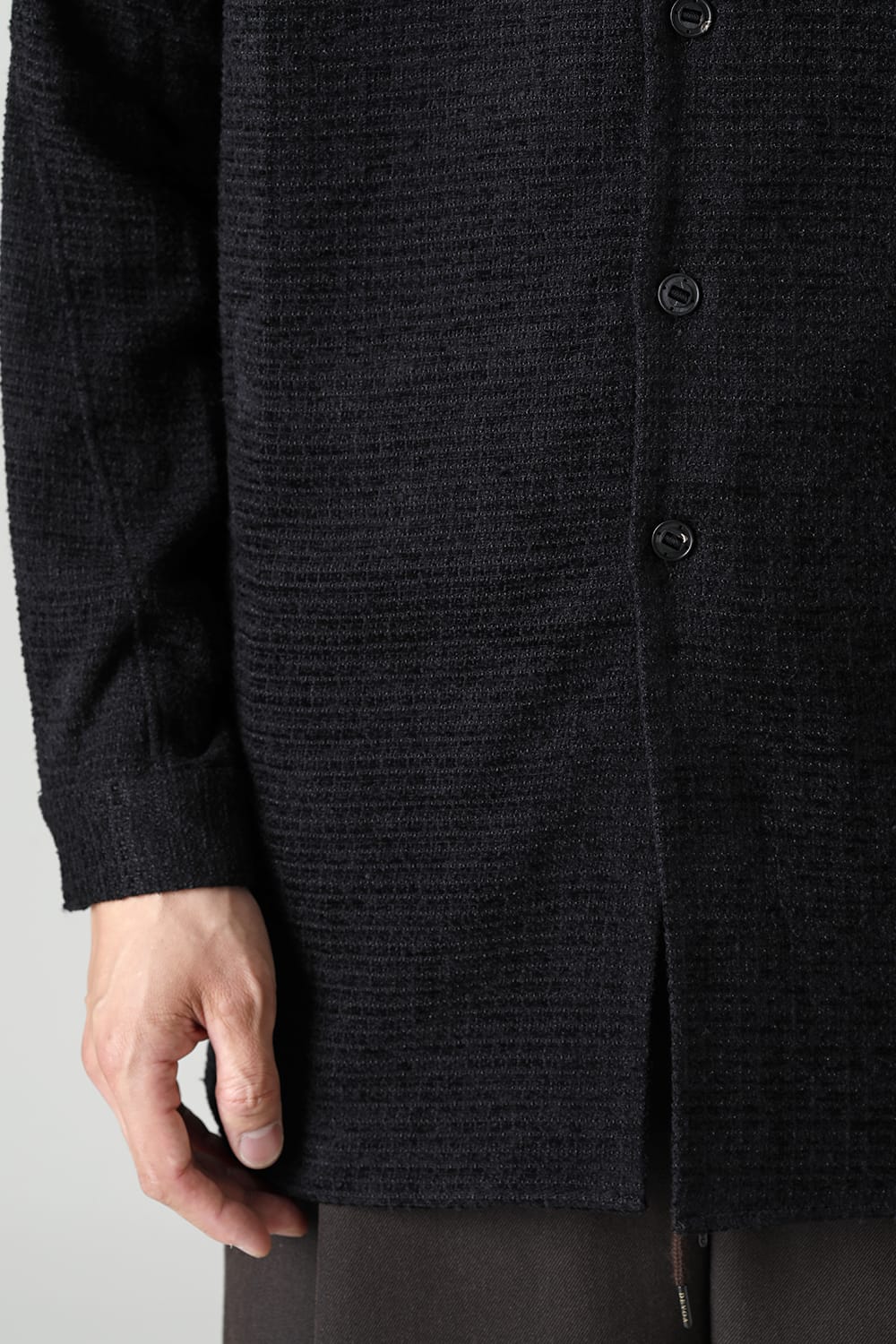 Long shirt Silk tweed