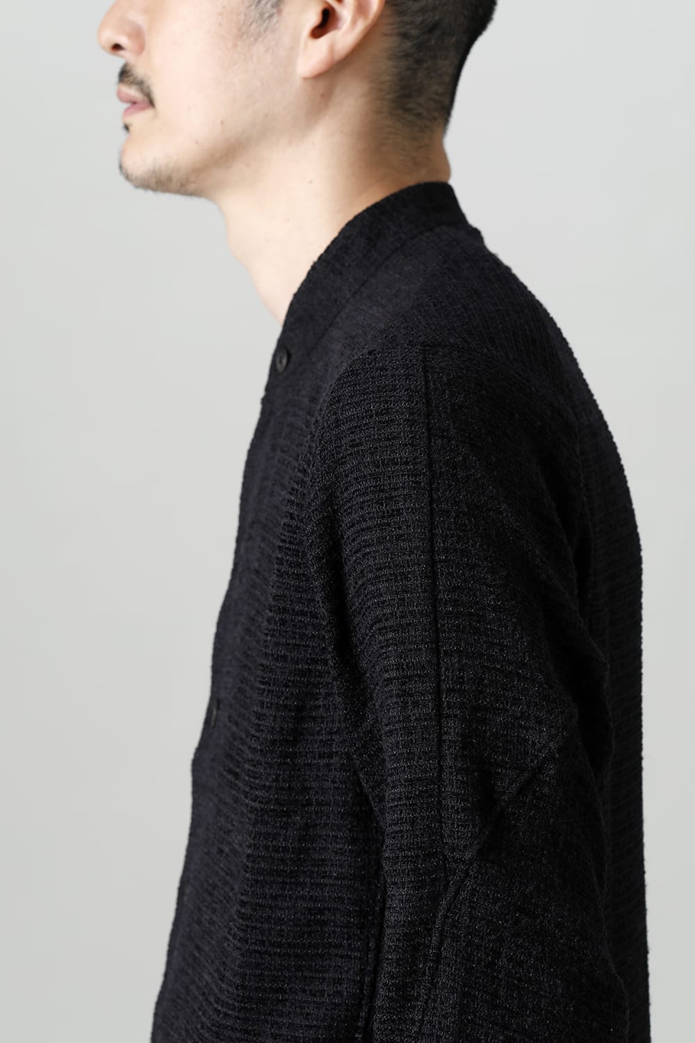 Long shirt Silk tweed