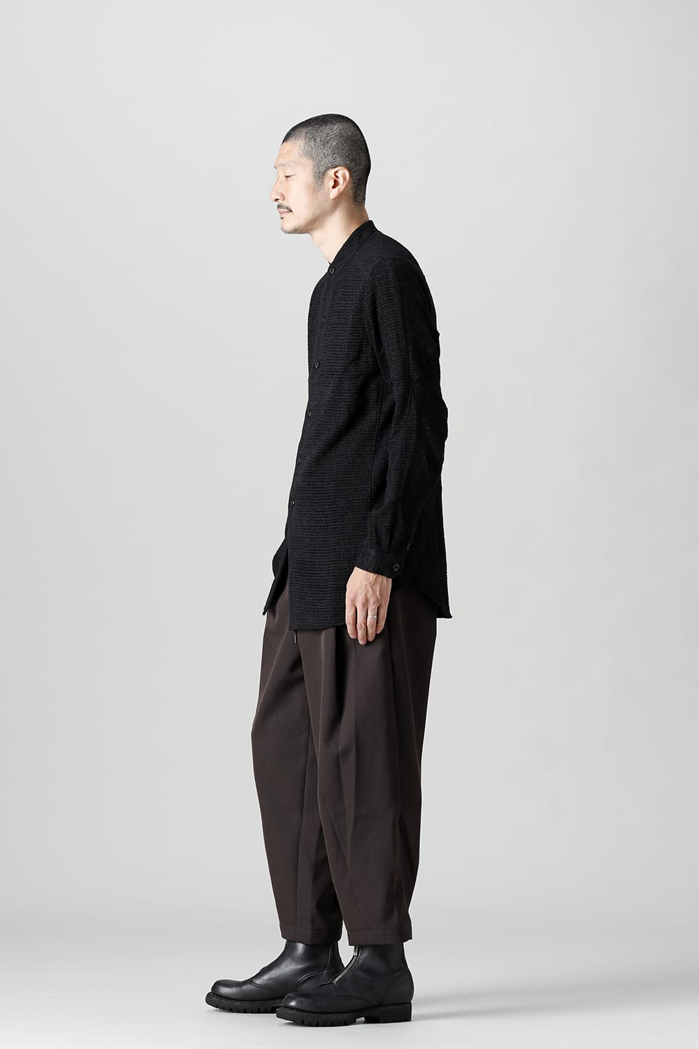 Long shirt Silk tweed