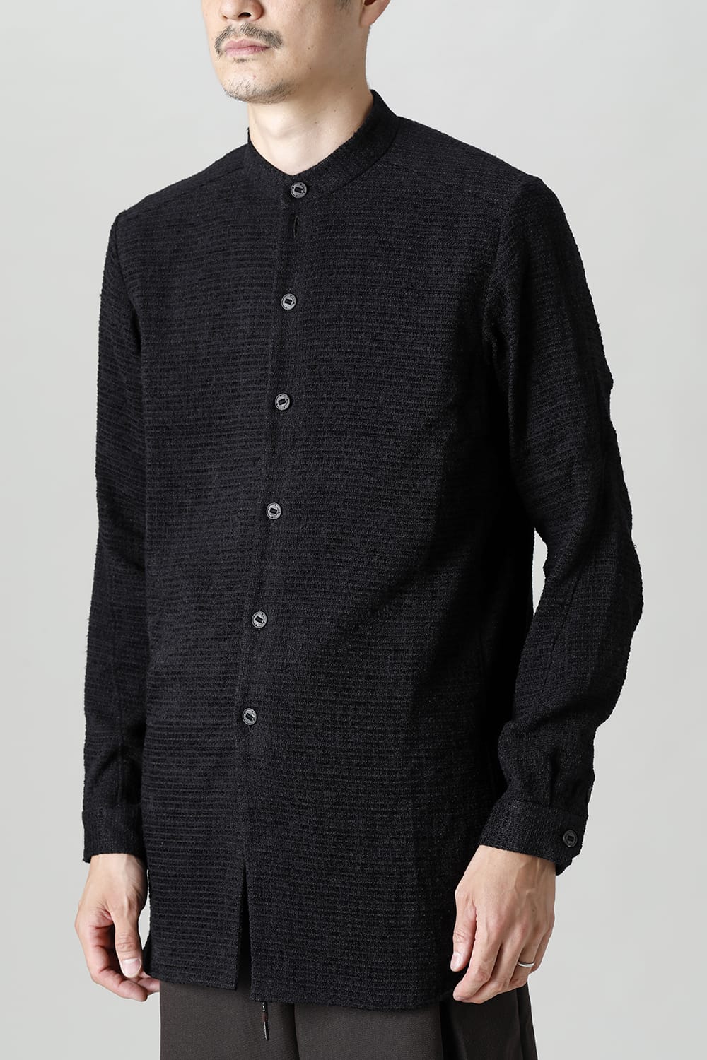 Long shirt Silk tweed