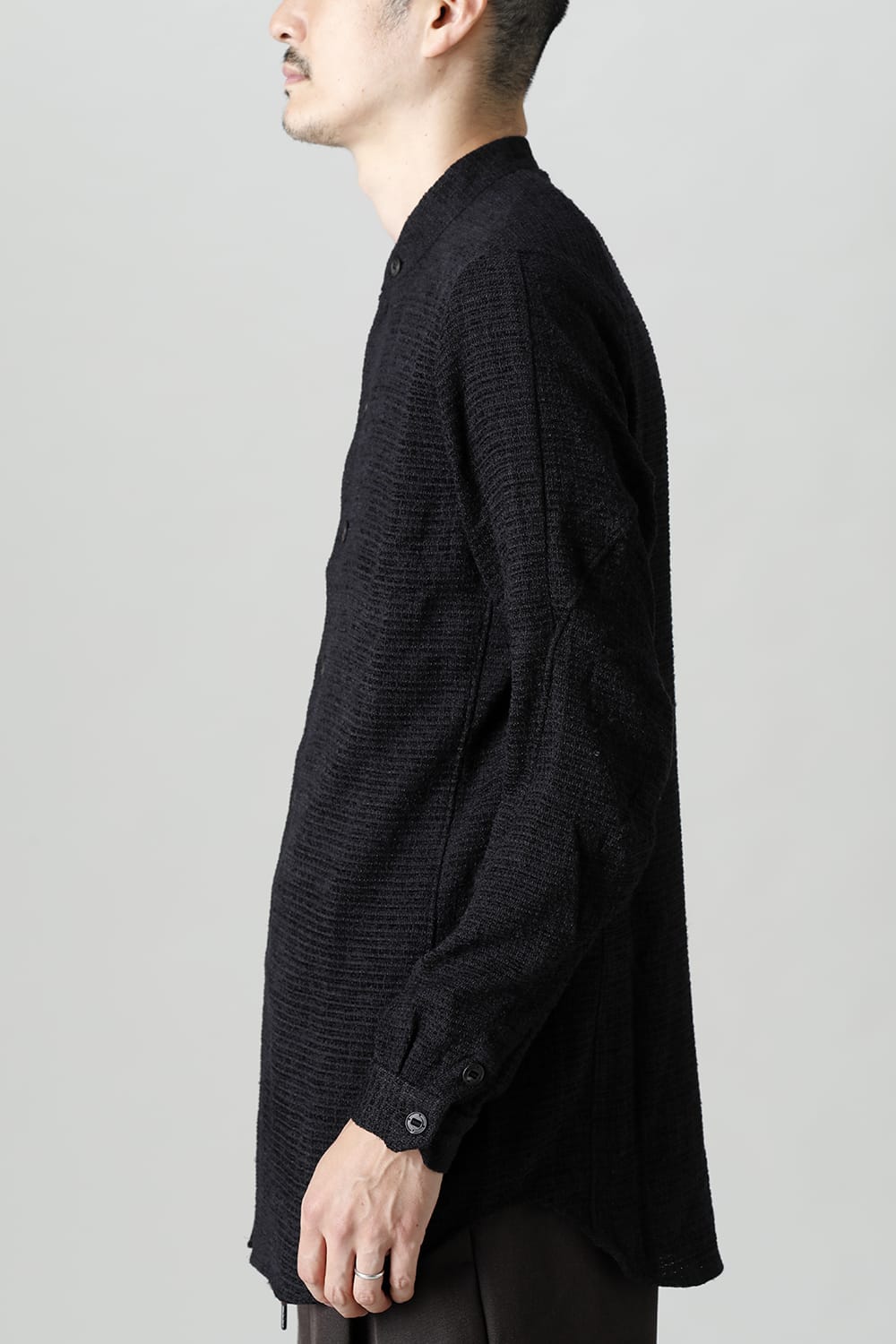 Long shirt Silk tweed