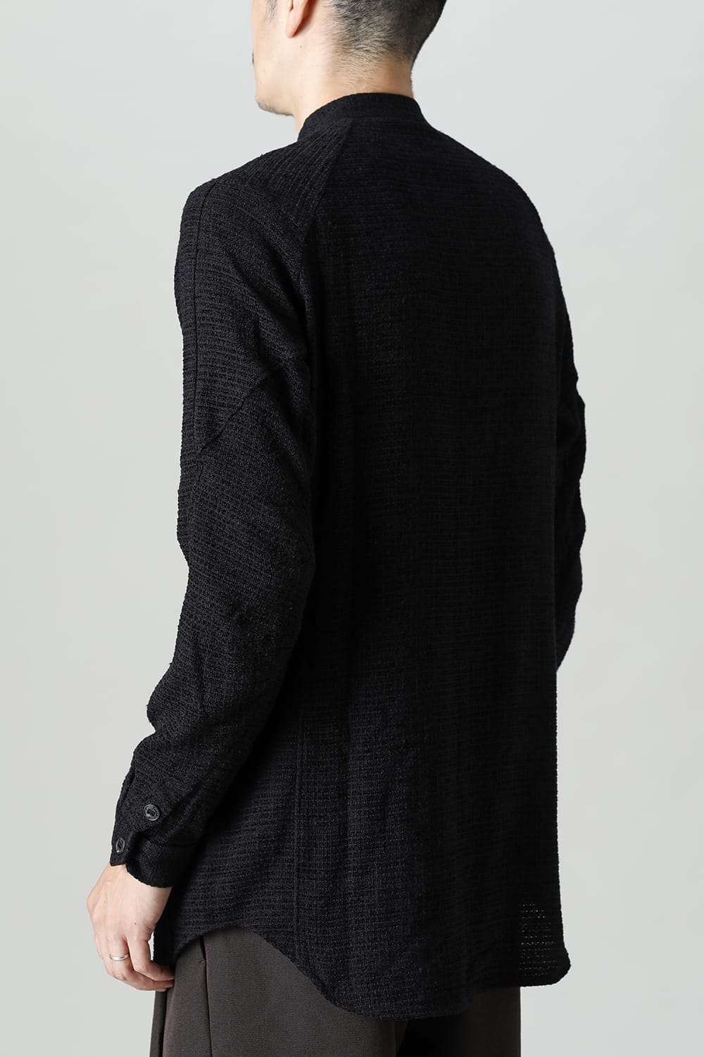 Long shirt Silk tweed
