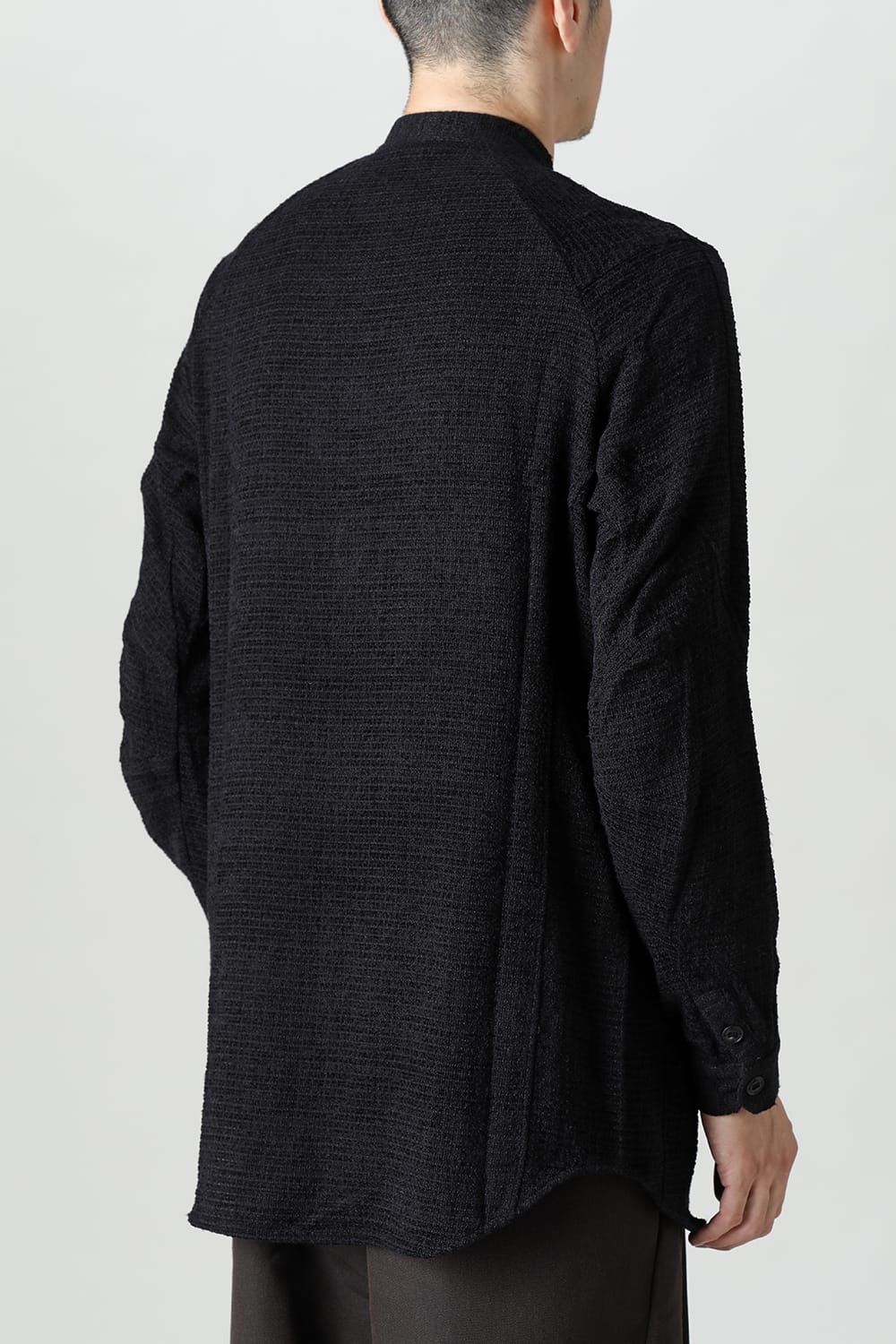 Long shirt Silk tweed