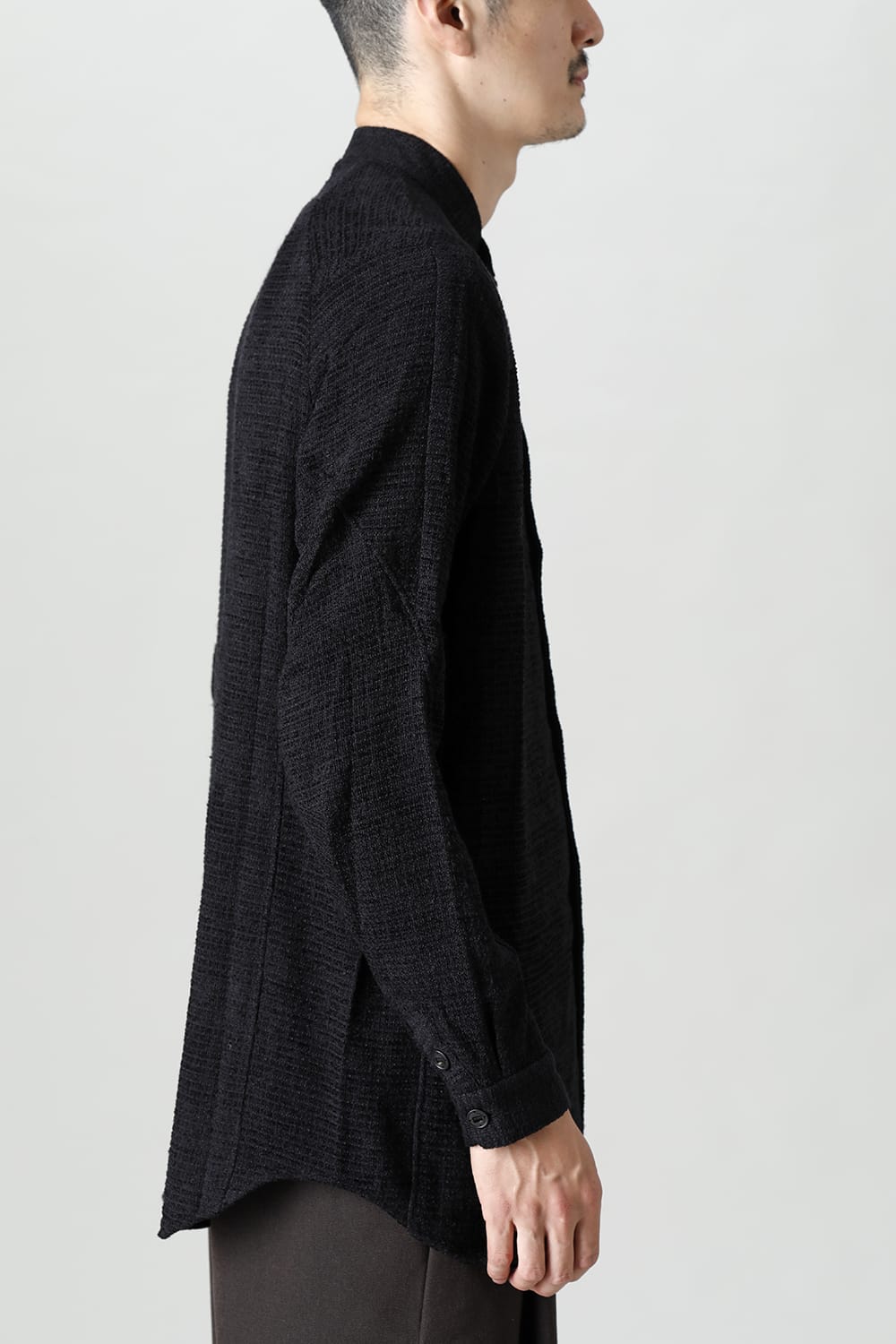 Long shirt Silk tweed