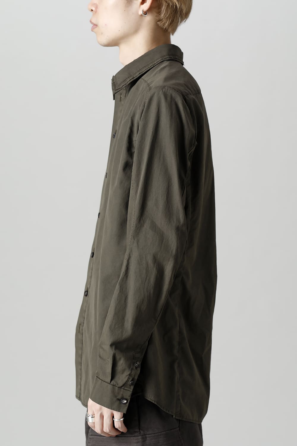 Shirt FINX 120/2 Cotton Dark Olive