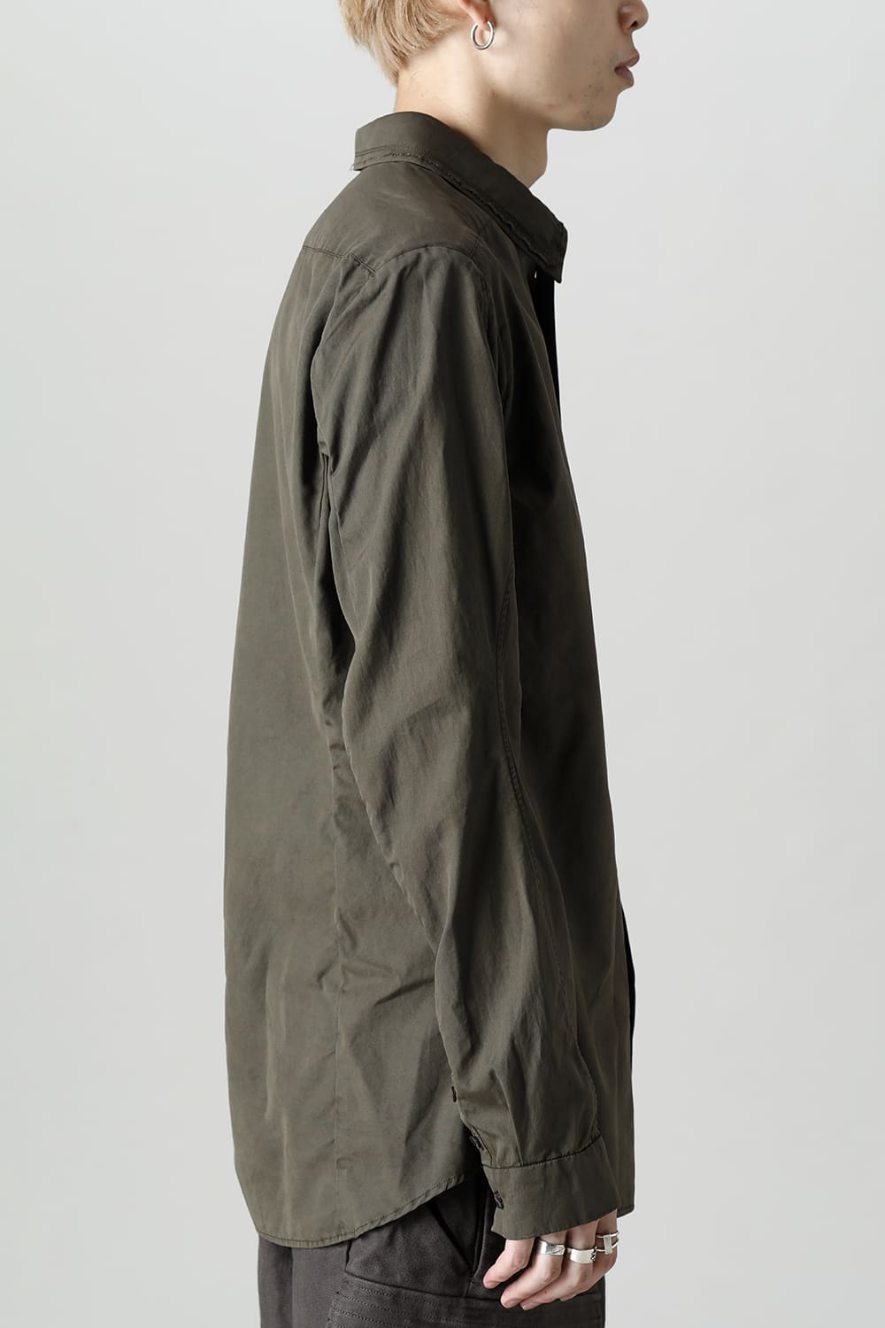 Shirt FINX 120/2 Cotton Dark Olive