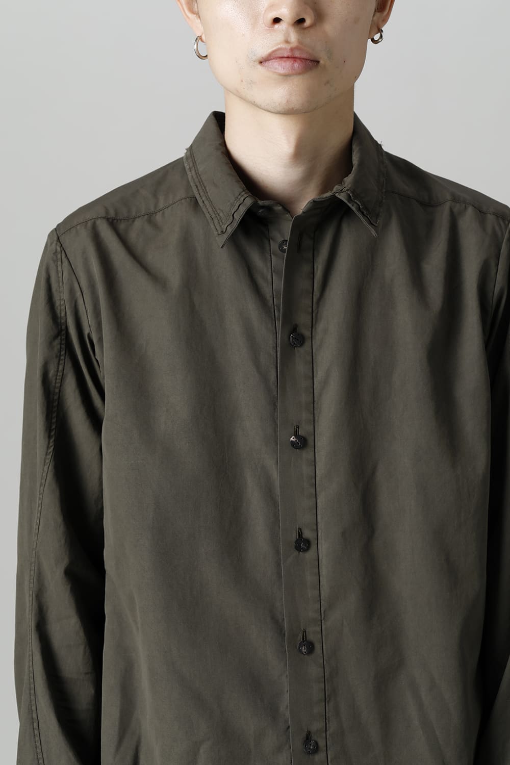 Shirt FINX 120/2 Cotton Dark Olive