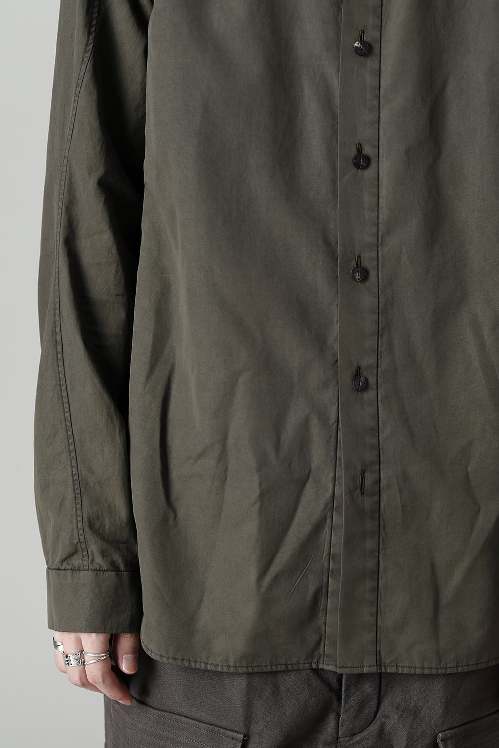 Shirt FINX 120/2 Cotton Dark Olive