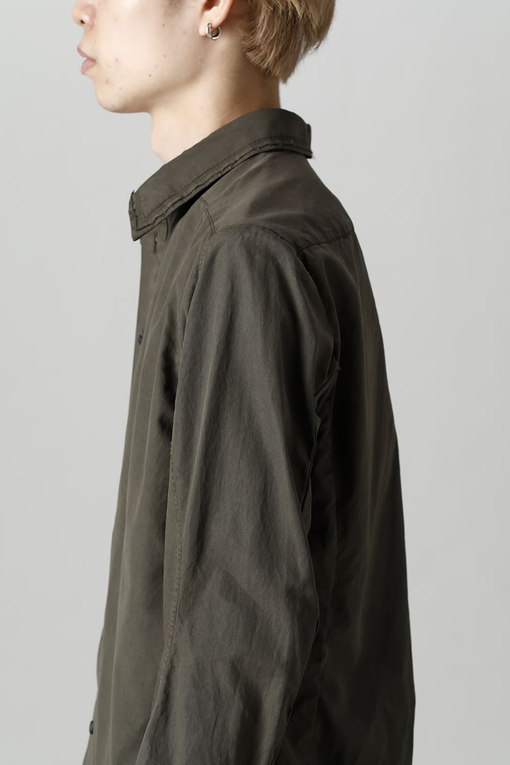 Shirt FINX 120/2 Cotton Dark Olive