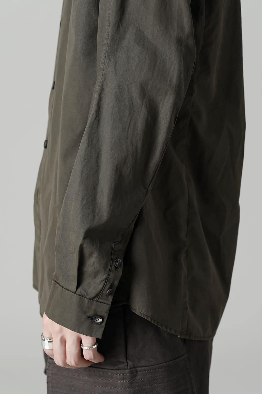 Shirt FINX 120/2 Cotton Dark Olive