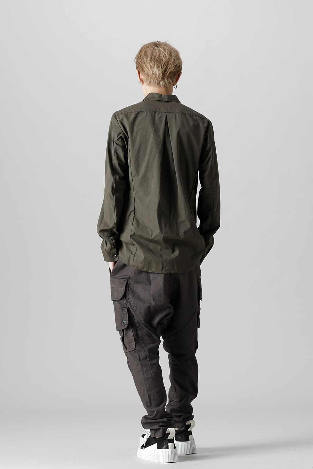 Shirt FINX 120/2 Cotton Dark Olive
