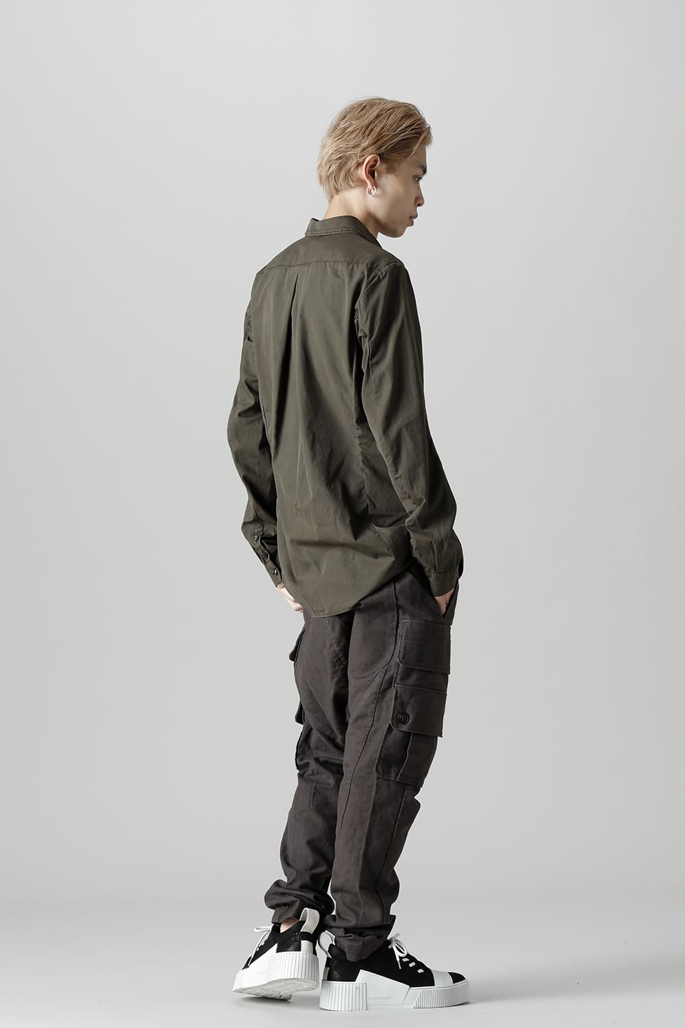 Shirt FINX 120/2 Cotton Dark Olive