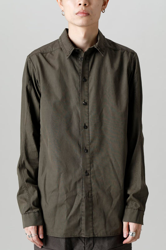 Shirt FINX 120/2 Cotton Dark Olive