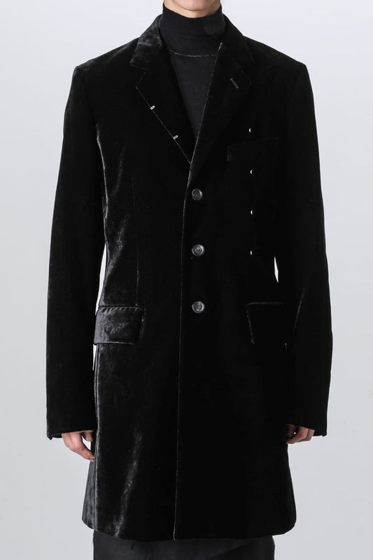 right - left chesterfield jacket.(velvet)