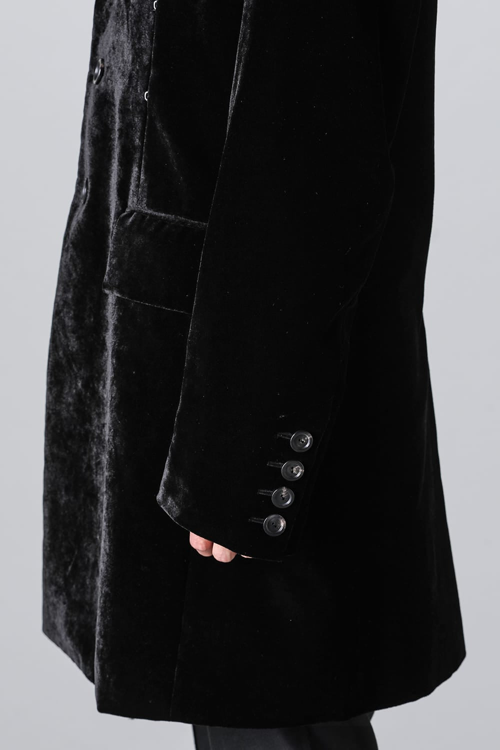 right - left chesterfield jacket.(velvet)