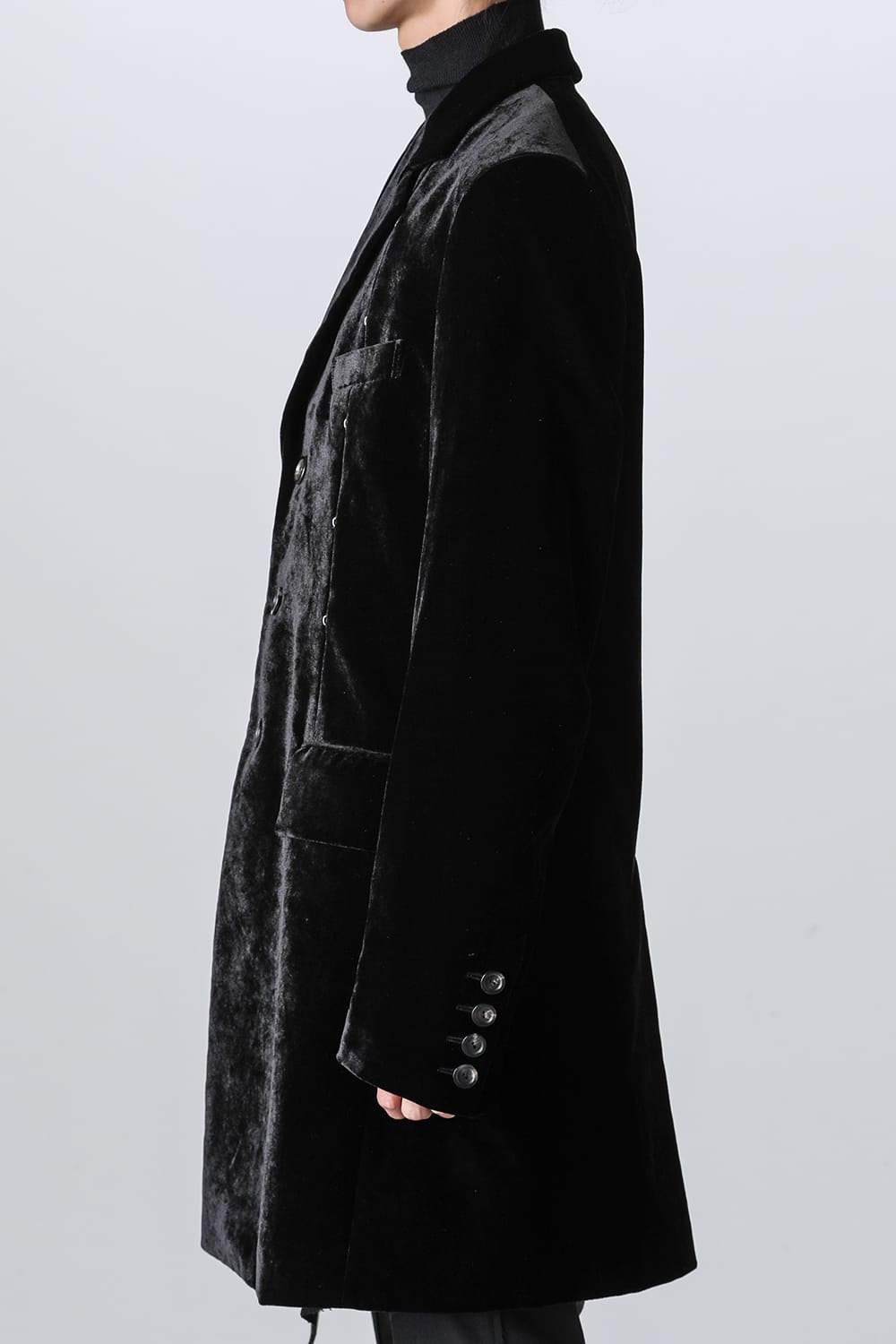 right - left chesterfield jacket.(velvet)