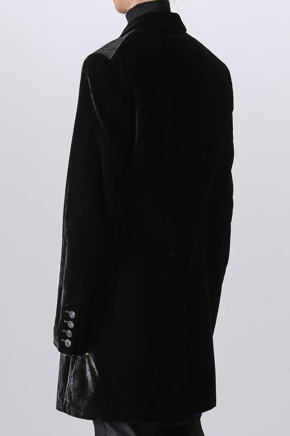 right - left chesterfield jacket.(velvet)