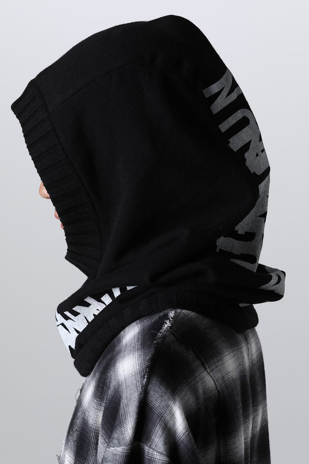 lambs wool huge balaclava.