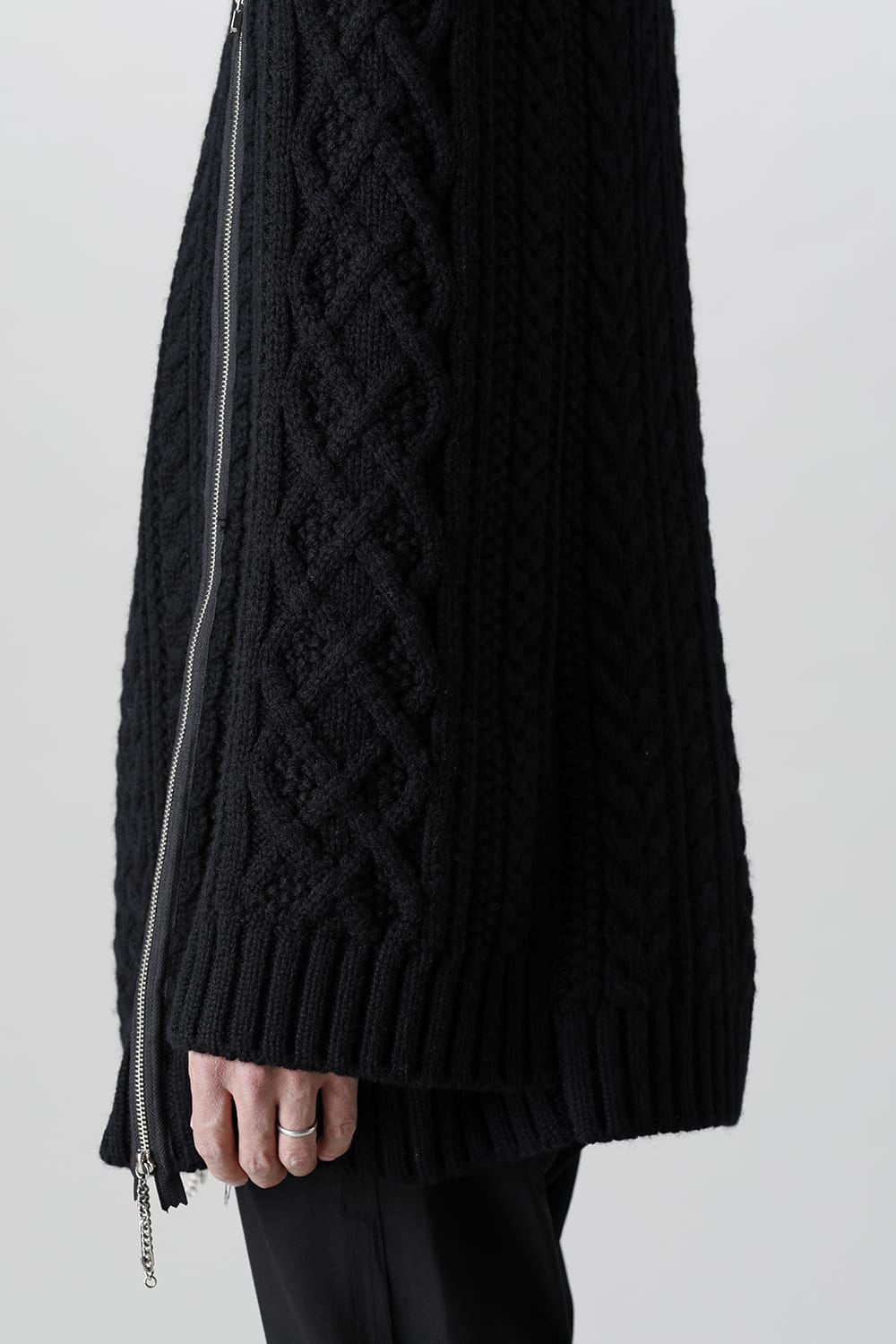 Boat Neck Aran Cape