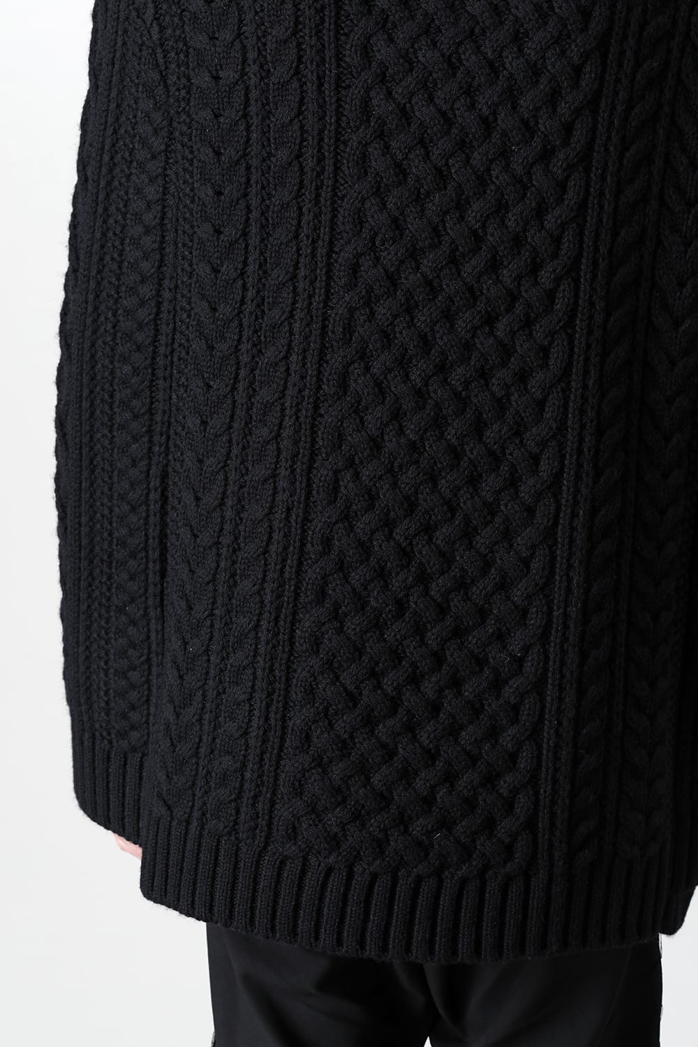 Boat Neck Aran Cape