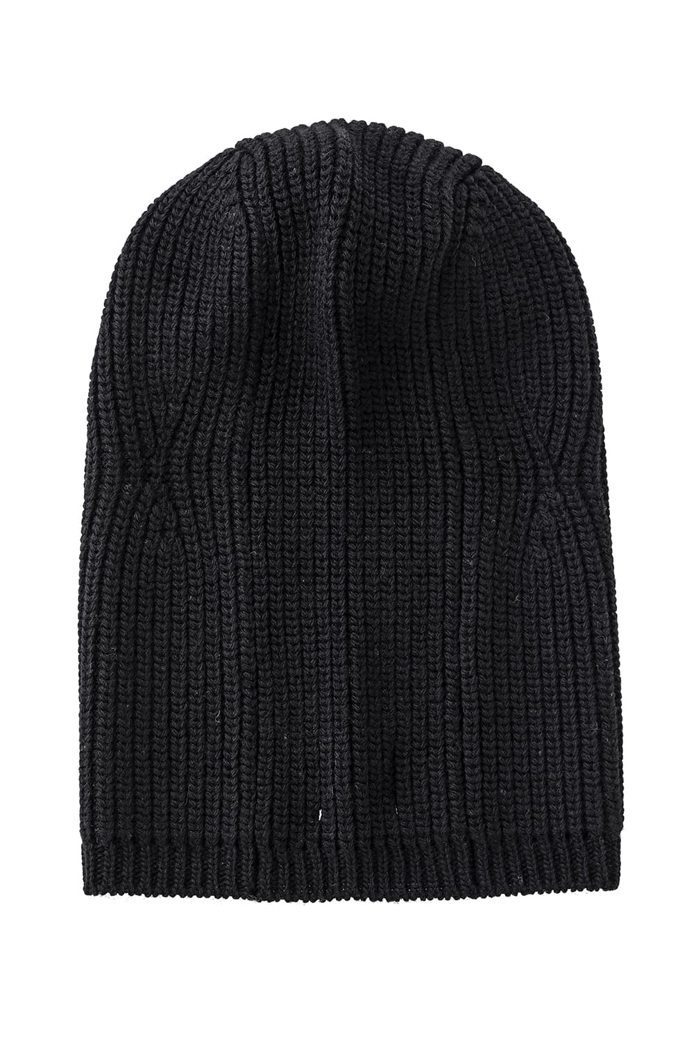 aran pattern balaclava Black