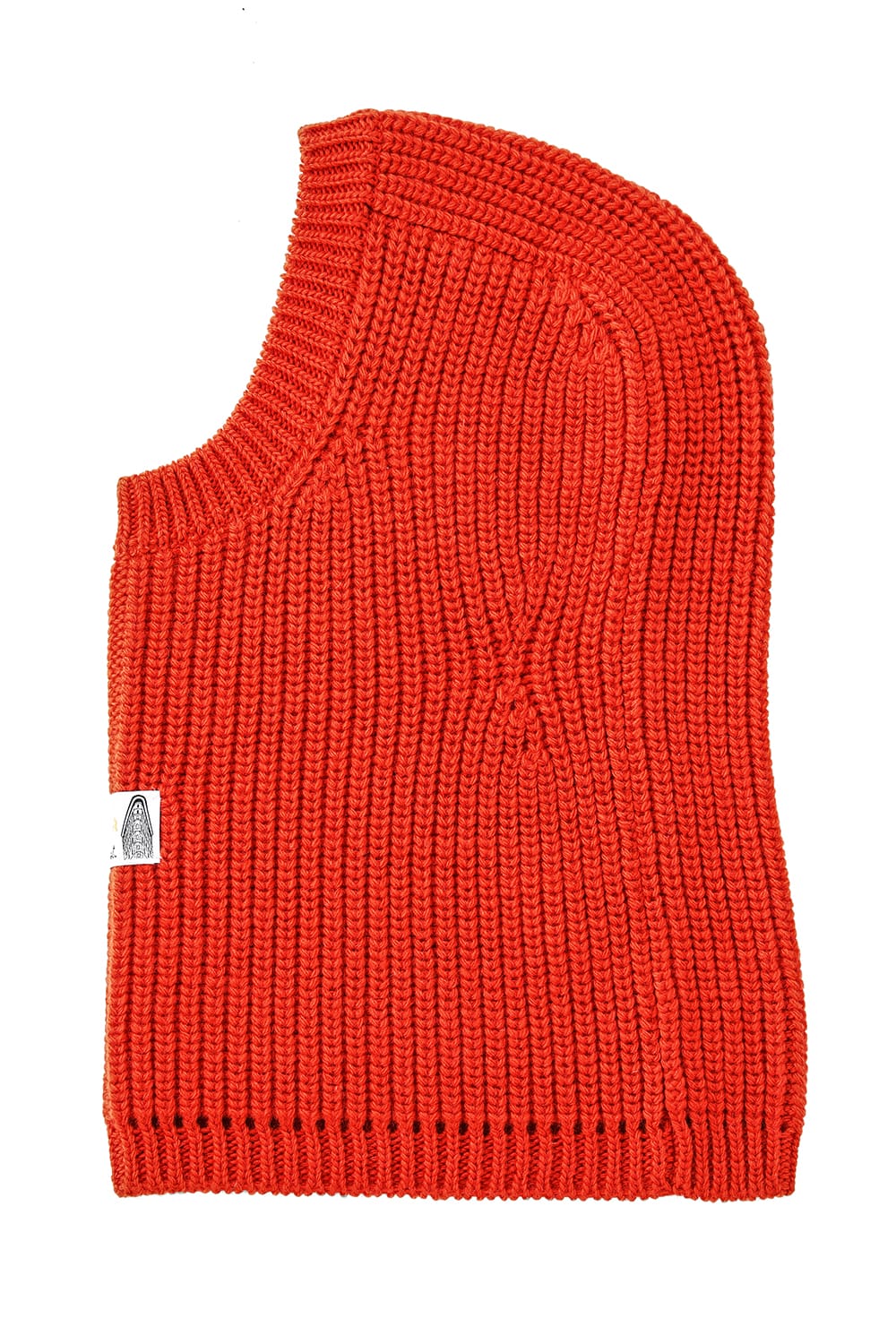 aran pattern balaclava Orange